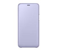 Funda protectora para Galaxy A6+ Flip Wallet, Lavanda