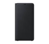 Funda protectora para Galaxy A7 Flip Wallet, Negro