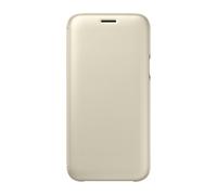 Funda protectora para Galaxy J5 Flip Wallet, Dorado