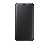 Funda protectora para Galaxy J5 Flip Wallet, Negro
