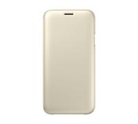 Funda protectora para Galaxy J7 Flip Wallet, Dorado