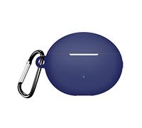 Funda Protectora para Huawei Freebuds 6i, Funda de Silicona para Auriculares Full-Body Soft Silicone con Llavero Accesorios para Auriculares (Azul Oscuro)