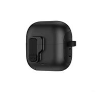 Funda protectora para Huawei FreeClip 2 con tapa mecánica de bloqueo automático, cobertura completa, resistencia a caídas y función de conversión de soporte (negro)