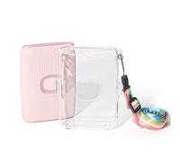 Funda Protectora para Impresora Mini Link 2, Funda Protectora Transparente con Correa Ajustable para Impresora Fotográfica Mini Link 2 Smartphone