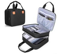 Funda protectora para impresoras Canon SELPHY CP1500 CP1300 CP1200 con almacenamiento para papel y tinta, color negro