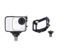 Funda protectora para Insta360 Go Ultra, funda de bisel de expansión de cámara con adaptador de montaje, carcasa de plástico, protector para cámara Go Ultra Action (negro)