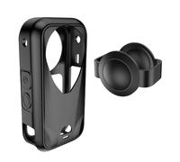 Funda protectora para Insta360 X6 Funda de silicona con cubierta de lente, funda suave con tapa de lente, apertura lateral de la batería, accesorios de cámara de acción All-Round Protect X6, color