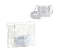Funda protectora para Instax Wide EVO, carcasa rígida transparente antigolpes de policarbonato portátil con cordón para cámara Instax Wide EVO, Clear, Unisex