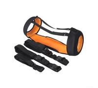Funda protectora para JBL para boombox 4 con 3 correas - Funda compuesta Cubierta antipolvo Bolsa a prueba de golpes Altavoz inalámbrico Accesorio de viaje Negro Naranja 52.5cm