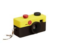 Funda protectora para Kodak para llavero CHARMERA para cámara digital de plástico a prueba de caídas, ajuste preciso para caja ciega 1987 Mini cámaras, negro-amarillo, Funda protectora para Kodak para