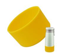 Funda protectora para la parte inferior de la taza, funda protectora de silicona para botella de vidrio, taza de botella compatible con botella Hydro Sport de 12 a 24 onzas