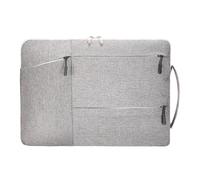 Funda protectora para laptop de 13.3, 14.1, 15.4 y 15.6 pulgadas, ultradelgada, portátil, a prueba de salpicaduras, gris