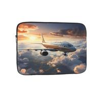 Funda protectora para laptop, duradera, a prueba de golpes, adecuada para MacBook, HP, Asus/Dell, Lenovo, Acer y otras fundas interiores para laptop, aviones están volando
