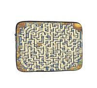 Funda protectora para laptop, duradera, a prueba de golpes, adecuada para MacBook, HP, Asus/Dell, Lenovo, Acer y otras fundas interiores para laptop, mapa del tesoro del laberinto