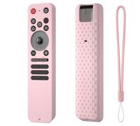 Funda Protectora para LG MR25GA Magic Mando a Distancia, Funda Protectora de Silicona Antideslizante a Prueba de Golpes con Cordón para MR25GA Magic Mando a Distancia (Rosa)