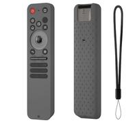 Funda Protectora para LG MR25GA Magic Mando a Distancia, Funda Protectora de Silicona Antideslizante a Prueba de Golpes con Cordón para MR25GA Magic Mando a Distancia (Gris Oscuro)