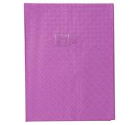 Funda protectora para libreta de PVC Clairefontaine de 240 x 320 mm, con textura efecto diamante y portaetiquetas
