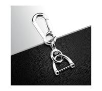 Funda Protectora para Llave De Coche para 216i F46 X1 X2 X3 X5 X6 GT 2 5 6 7 Serie 3 4 Botones.(Silver Keychain)