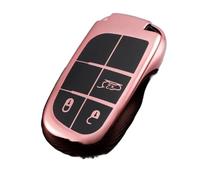 Funda Protectora para Llave De Coche para Dodge para Journey para Charger(Pink,3 Buttons)