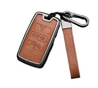 Funda Protectora para Llave De Coche para Land Rover para Range Rover Sport para Evoque para Freelander 2 Llave Cubierta(Gun Brown)