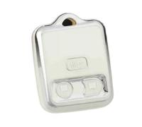 Funda Protectora para Llave Inteligente para Ford para Focus para Ranger F150 F250 para Explorer E150 para Econoline para Lincoln(White Sliver)