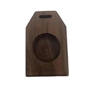 Funda protectora para llavero portátil AirTags para dispositivos de pérdida de madera (llaves de nogal)