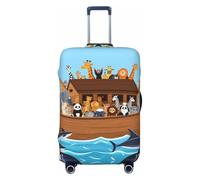 Funda Protectora para Maleta con Estampado de Animales del Arca de Noé, Apta para Maletas de 18 a 32 Pulgadas (Grande)