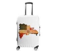Funda Protectora para Maleta con Estampado De Bandera De República Dominicana Elástica Grande para Viaje De 18 A 32 Pulgadas Tamaño XL