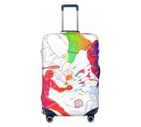 Funda protectora para maleta de pelotas de tenis, funda elástica para equipaje, antiarañazos, a prueba de polvo, se adapta a 22-24 pulgadas, multicolor, XL