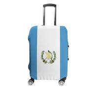 Funda Protectora para Maleta De Viaje Se Adapta A Maletas De 18 A 32 Pulgadas con Estampado De La Bandera De Guatemala Muy Elástica Lavable Tamaño L