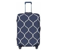 Funda protectora para maleta, diseño de círculo, funda de equipaje elástica étnica abstracta, antiarañazos, a prueba de polvo, se adapta a 22-24 pulgadas, multicolor, S