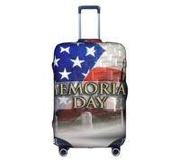 Funda protectora para maleta, elástica, lavable, antiarañazos, para el Día de los Caídos, de los soldados militares, de 18 a 32 pulgadas, White, XL