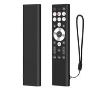 Funda protectora para mando a distancia Hisense ERF6A80 ERF6G80H ERF6F80H para Hisense Class A7 U8 Series 4K TV Remote Cover Cover Funda de silicona antideslizante suave Protector de piel con cordón