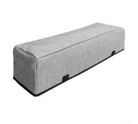 Funda protectora para máquina de prensa de calor Cricut Autopress - Cubierta antipolvo de nailon 300D resistente con bolsillos organizadores - Gris 53 x 16,5 x 12 cm (gris)