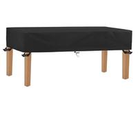 Funda Protectora para Mesa de Jardin 600D Funda para Tablero de Mesa Impermeable Cubierta de Mesa Exterior Anti-Viento Anti-UV Funda Mesa Jardin Rectangular Fundas de Mesa Exterior 200x100x25cm
