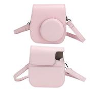 Funda Protectora para Mini Cámara, Kit de Cámara Mini 12, Bolsa de Cámara de PU con 10 Marcos de Fotos Colgantes para Mini 12, Bolsa para Mini Cámara con Correa para el Hombro