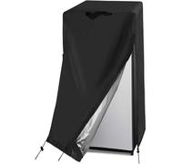 Funda Protectora para Mini congelador y refrigerador de Bebidas, Revestimiento Impermeable y Antipolvo, Cubierta para frigorífico Vertical de Exterior e interiorBlack,21" W x 21" D x 37" H