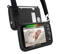 Funda protectora para monitor de bebé HelloBaby de 5 pulgadas, incluye correa de transporte e imanes integrados (se adapta al monitor HB6550, pantalla de 5 pulgadas)