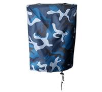 Funda Protectora para Motor Accesorios para Barco Marino, Material de Tela de Oxford Impermeable, Ocean Camo, 30-90 HP