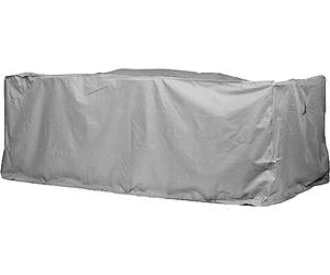 Funda protectora para muebles de jardín, mesa rectangular | 320 x 220 x 94 cm | Poliéster tejido Oxford 600D, color: gris
