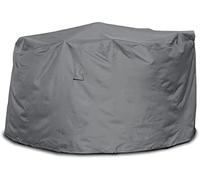 Funda protectora para muebles de jardín, mesa redonda | Ø 200 x 94 cm | 600D poliéster tejido Oxford, color: gris