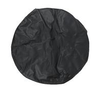 Funda Protectora para Neumático, 15in Rueda de Repuesto PVC Piel | Funda PVC Piel 15in Rueda Repuesto Resistente Sol Desgarro Arañazos Fácil Instalación Sin Herramientas Acabado Negro