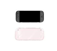Funda protectora para Nintendo Switch 2, funda de TPU suave para Switch2 con diseño integrado y protección de cobertura completa, rosa transparente