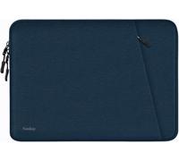 Funda protectora para portátil de 13,3”, a prueba de golpes, con bolsillo para accesorios, compatible con MacBook Air/Pro de 13-13,3”, MacBook Pro de 14”, azul oscuro
