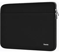 Funda protectora para portátil de 13.3 pulgadas, compatible con MacBook Air/MacBook Pro de 13 a 14 pulgadas, portátil, Chromebook con bolsillo para accesorios, color negro