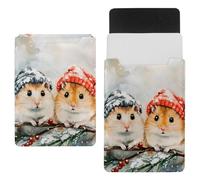 Funda protectora para portátil de 14 pulgadas, impermeable, delgada, para tableta, cuaderno, hámsteres, sombrero de invierno