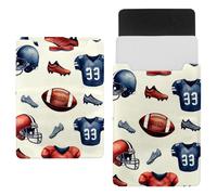 Funda protectora para portátil de 14 pulgadas, impermeable, delgada, para tableta, portátil, ropa deportiva y zapatos de fútbol americano