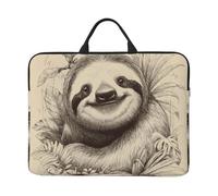 Funda Protectora para portátil de 14 Pulgadas, Resistente a Golpes, con diseño de Perezoso (mi Animal Espiritual).