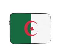 Funda protectora para portátil de 17 pulgadas, diseño de bandera de Argelia a prueba de golpes, delgada, ligera, portátil