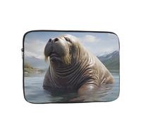 Funda Protectora para portátil Walrus Prints, Resistente a Golpes, de 10 Pulgadas: Ideal para Viajes de Negocios y Uso Diario en la Oficina, Tanto para Hombres como para Mujeres.